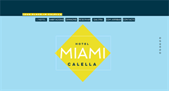 Desktop Screenshot of hotelmiamicalella.com